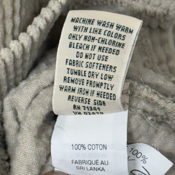 LL Bean Wide Corduroy Long Sleeve Shirt Jacket Relax Fit Women Size L EUC - Picture 6 of 12